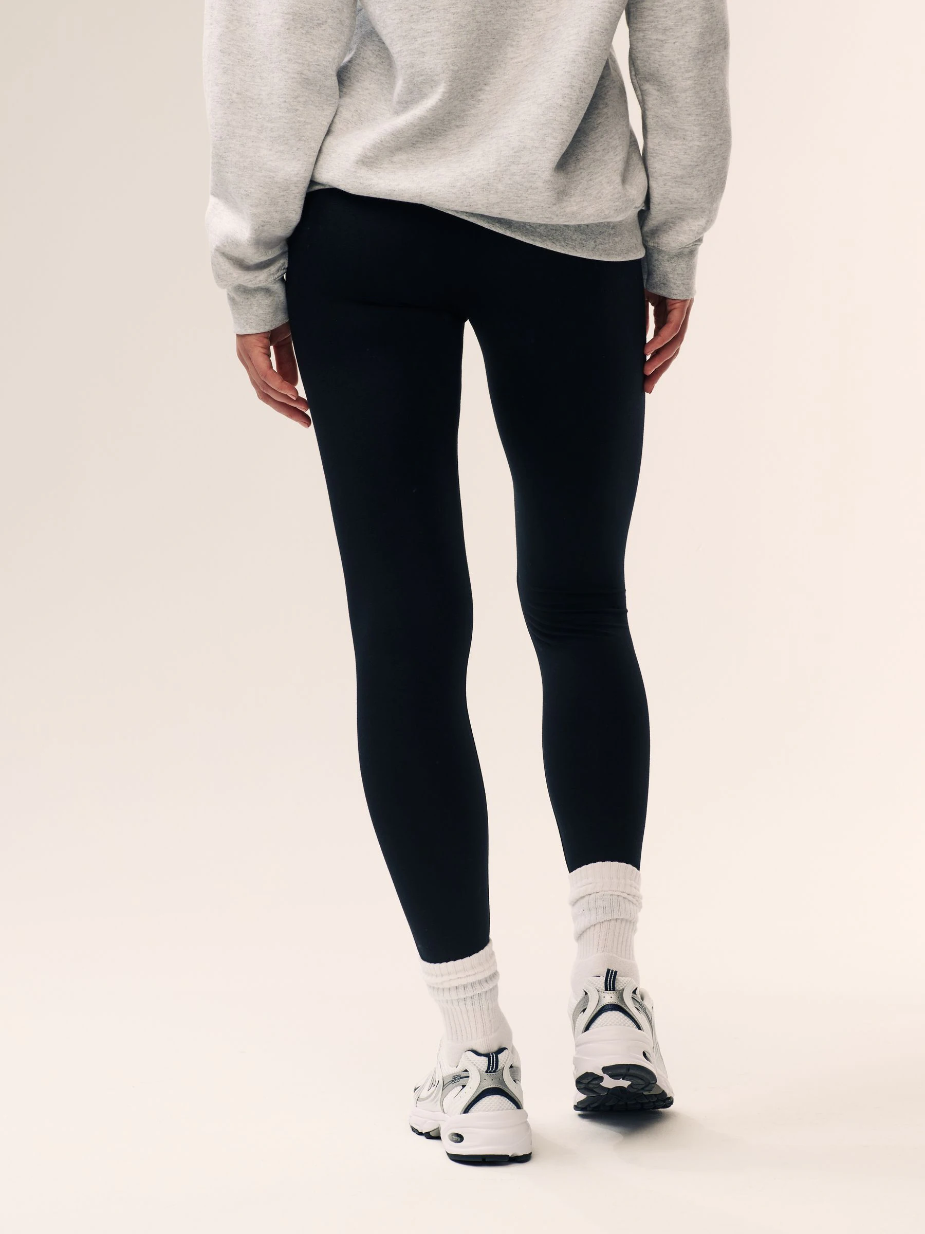 Zwart/bruin - Set van 2 lange leggings