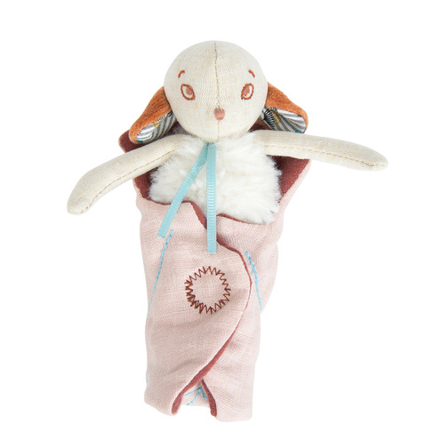 Peluche petit mouton Châtaigne Après la pluie - MOULIN ROTY