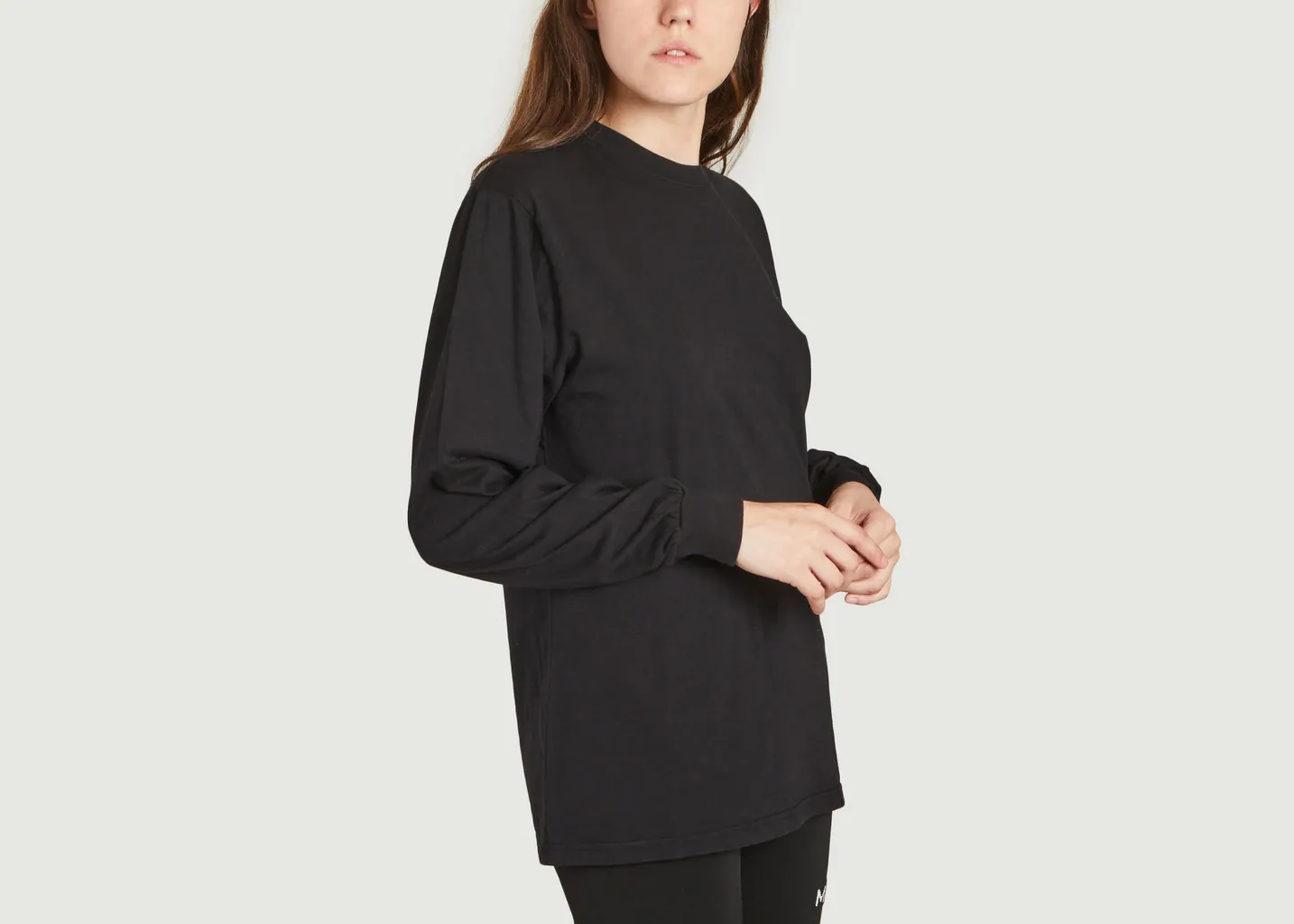 T-shirt à manches longues oversize en coton bio Colorful Standard