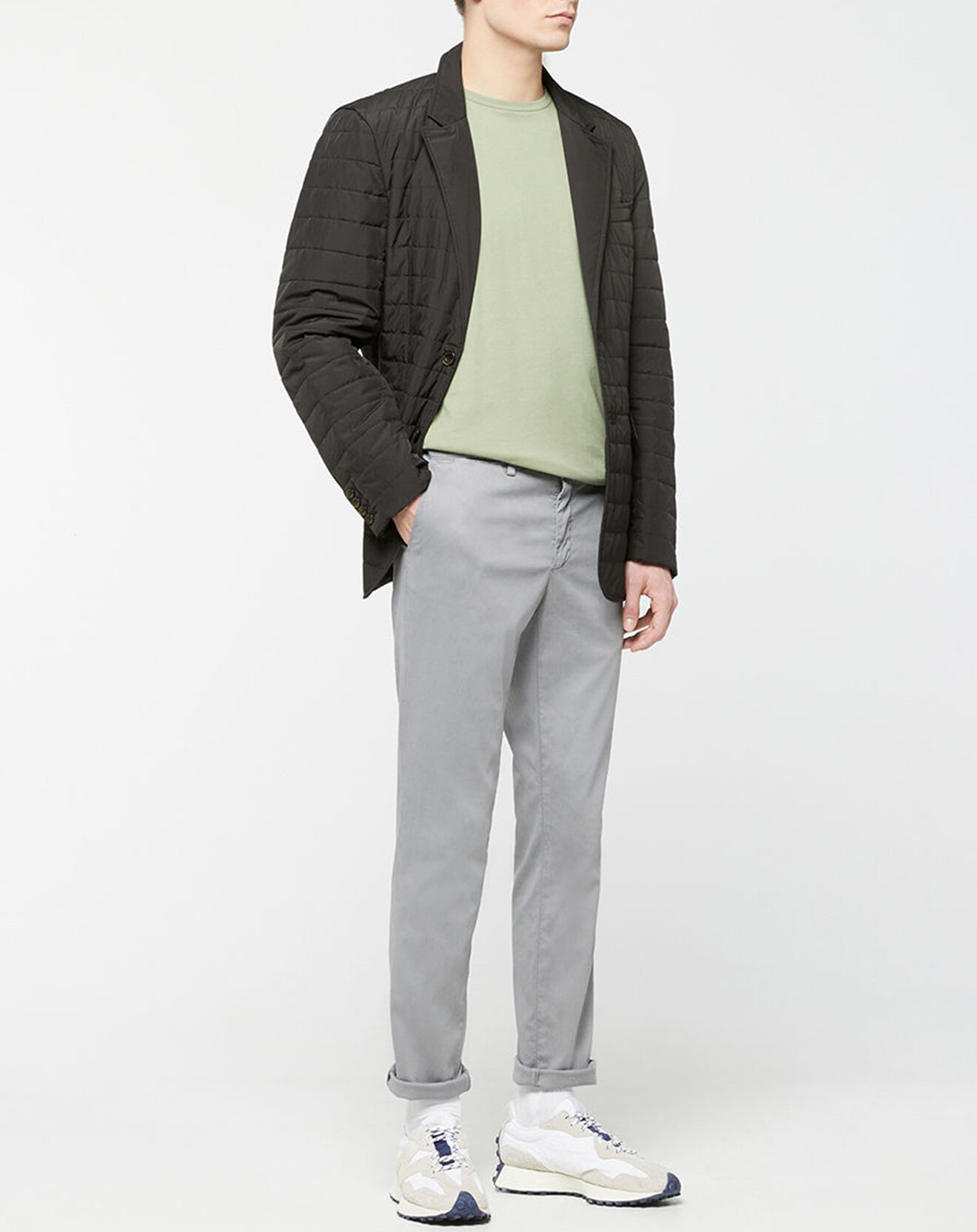 Hackett London Blazer matelassé Quilted noir