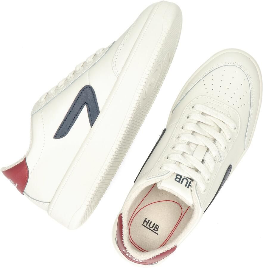 Hub Baseline-w Lage sneakers Leren Sneaker Dames Wit