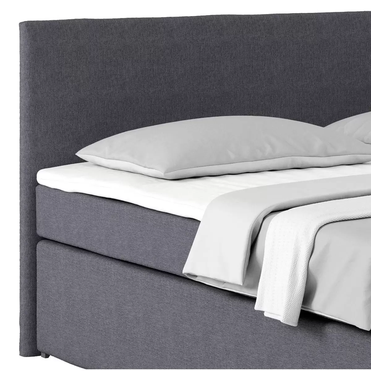 Boxspringbett Nero 180 x 200 Dunkelgrau