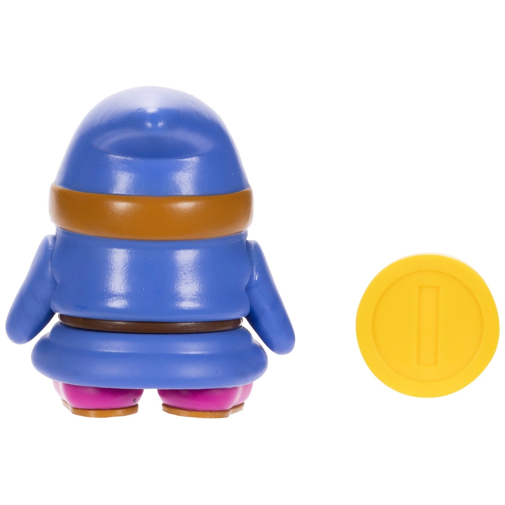 Nintendo Super Mario 10 cm blauer Shy Guy mit Münze