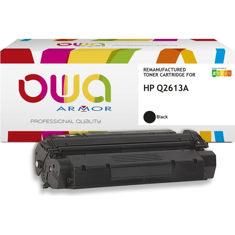 Toner remanufacturé OWA - standard - Noir - pour HP Q2613A