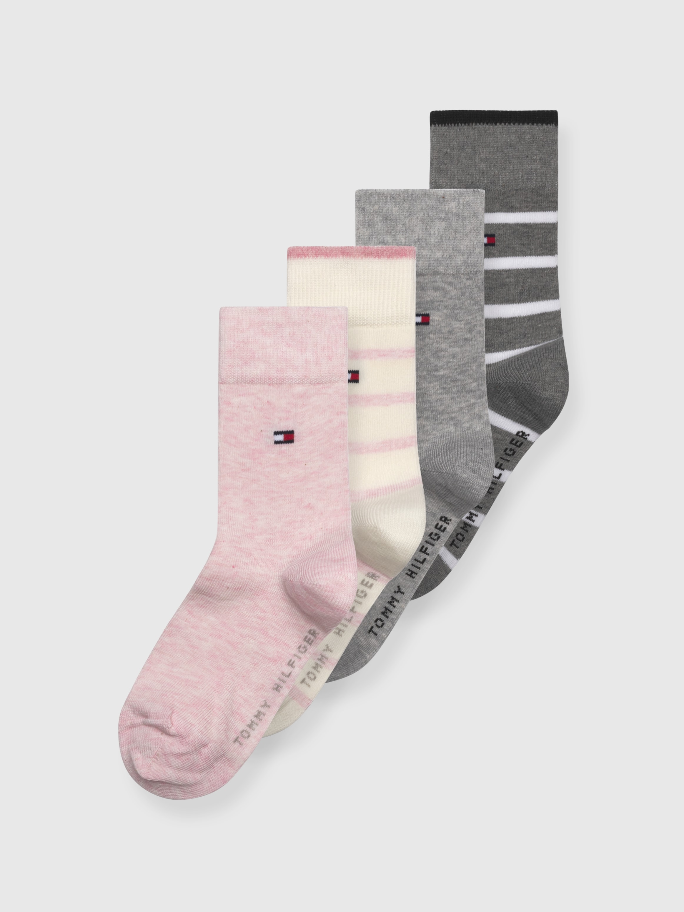 Tommy Hilfiger Socken »TH KIDS SOCK 4P BRETON STRIPE ECOM« 4 Paar,