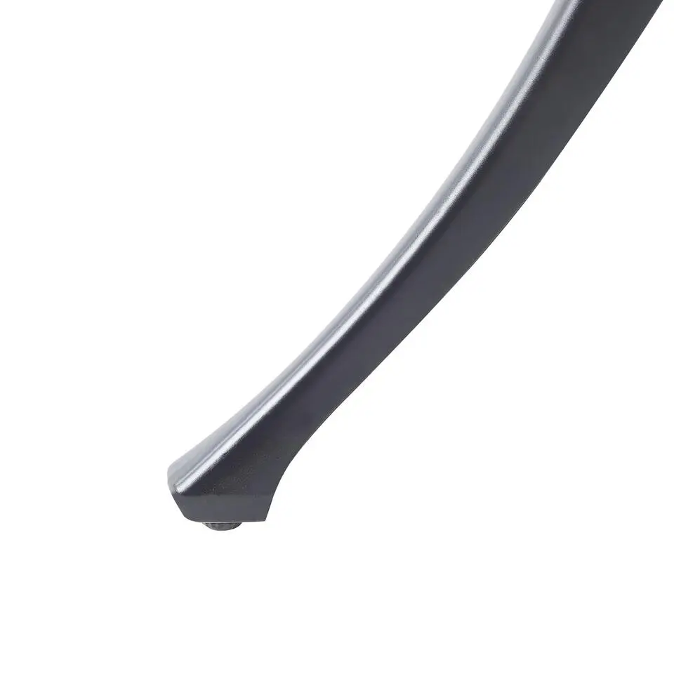 ANCONA - Tuintafel - Zwart - 90 x 90 cm - Aluminium