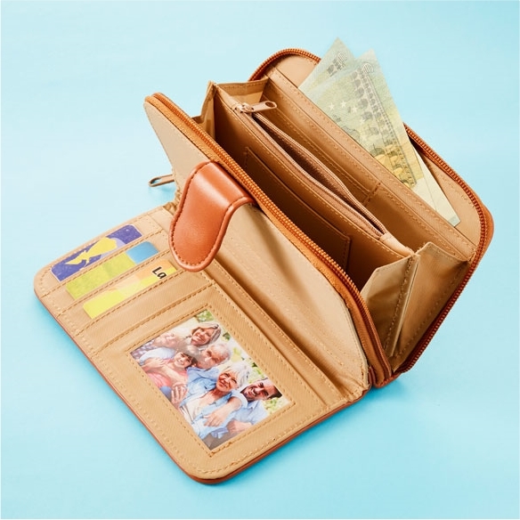 Portefeuille femme patchwork
