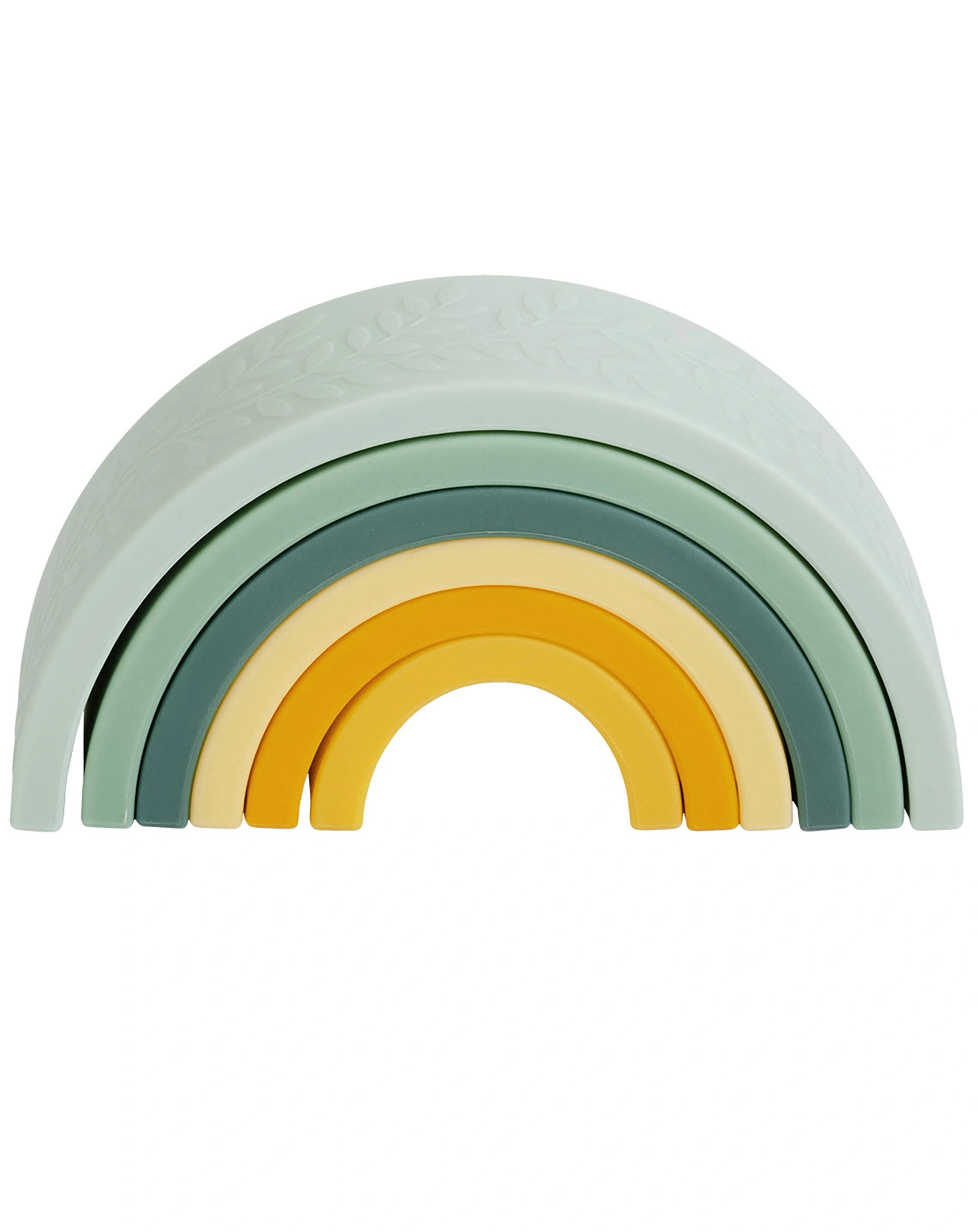 Stapelspielzeug RAINBOW in sage