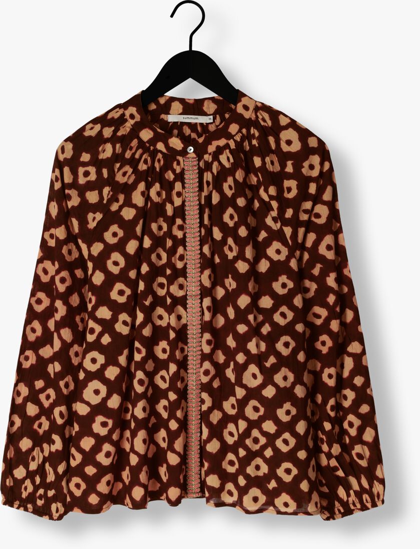 SUMMUM rode summum blouse blouse flower mix