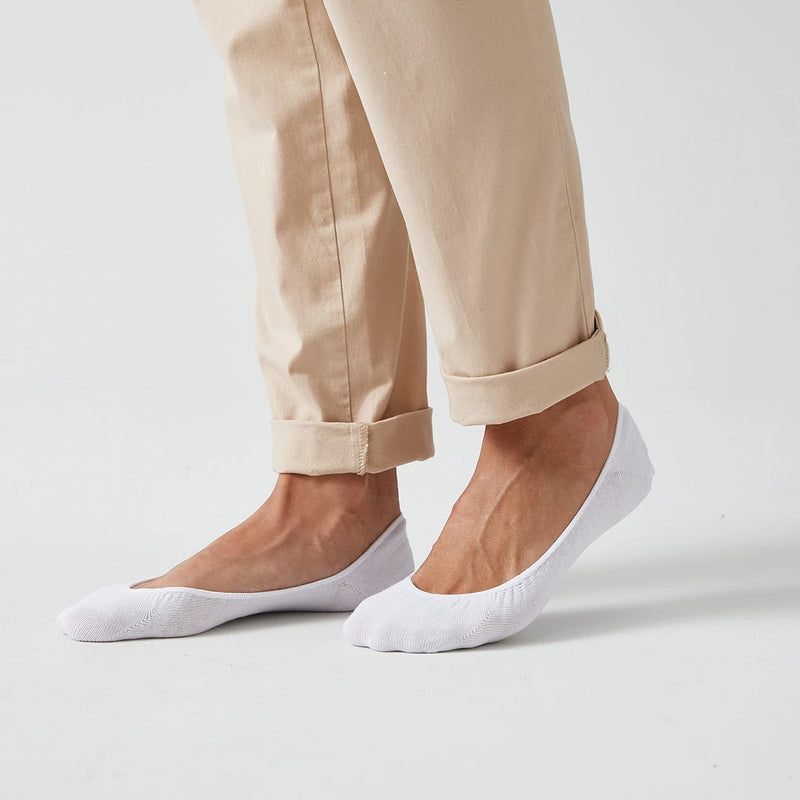 Loafer Socken aus Bio-Baumwolle Beige