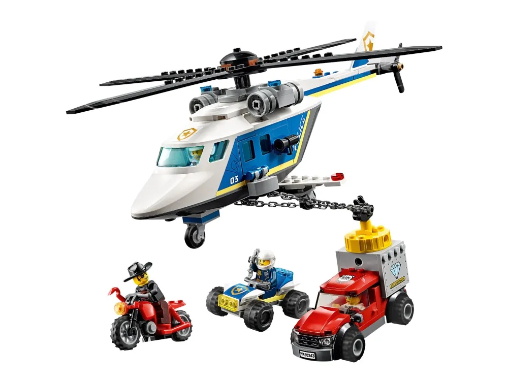 LEGO City 60243 Politihelikopterjagt