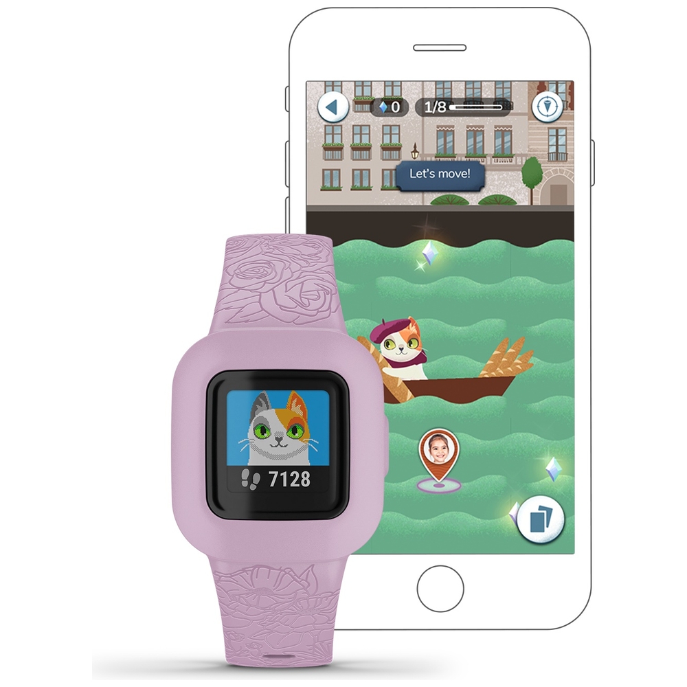 Garmin Vivofit Jr 3 – Fliederfarbener Fitness-Tracker für Kinder