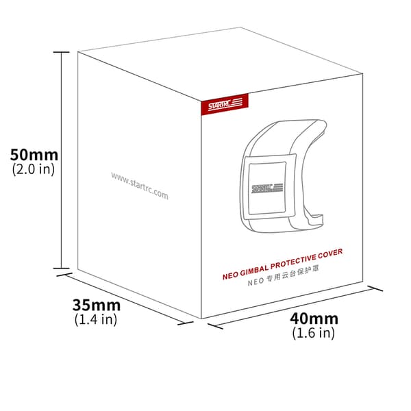 INF DJI NEO Gimbal Protector Cover Linsedeksel for Dronekamera - Grå  0