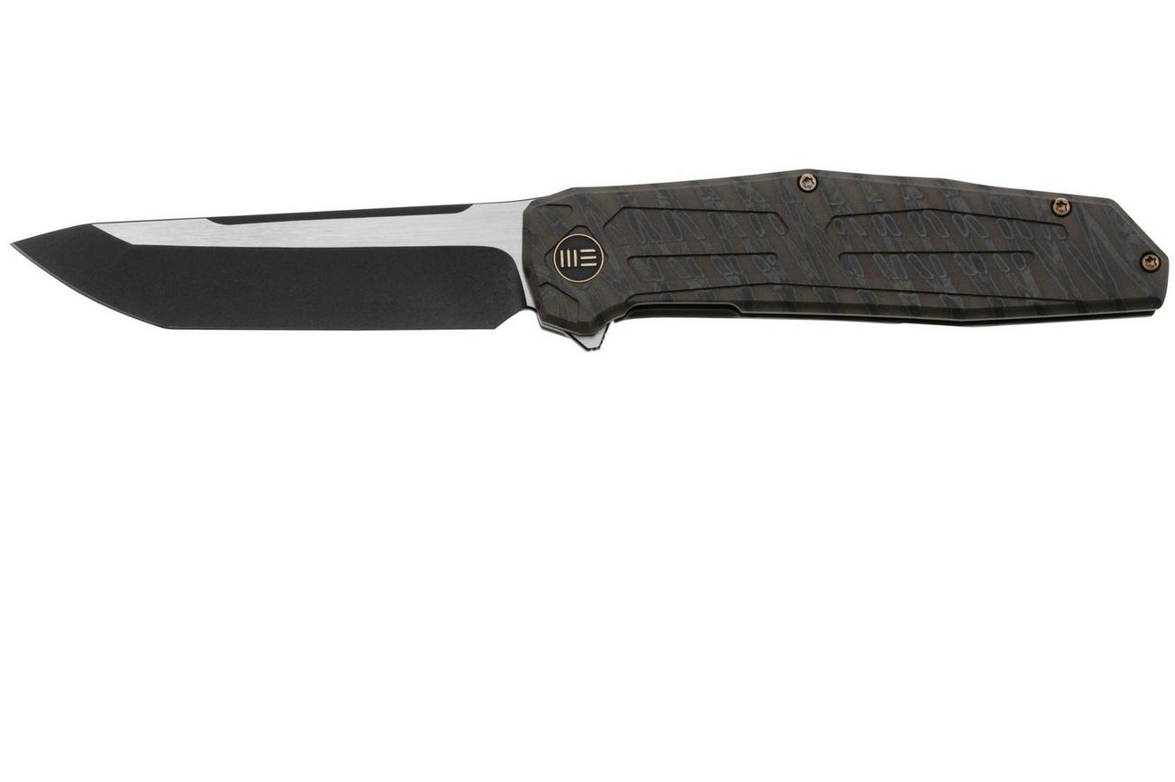 WE Knife Shadowfire WE22035-4, Tiger Stripe Flame Titanium, zakmes