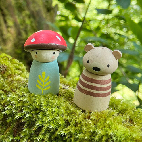 Tender leaf toys taxi bosdieren