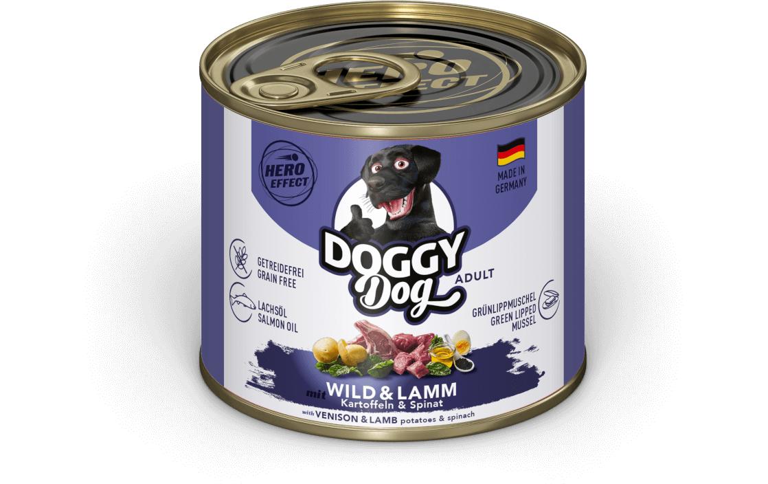Nassfutter Dose Wild, Lamm Adult 200 gAlleinfuttermittel für ausgewachsene Hunde