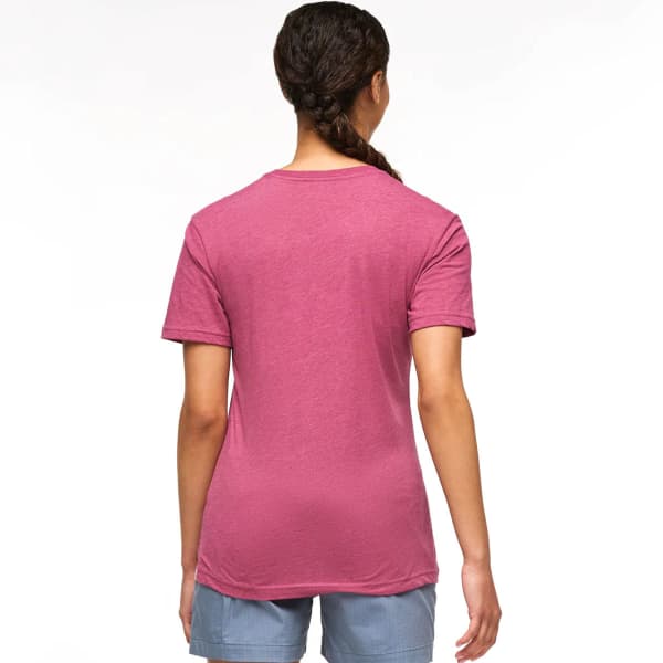 T-shirt COTOPAXI W LLAMA SEQUENCE ORGANIC T-SHIRT SANGRIA