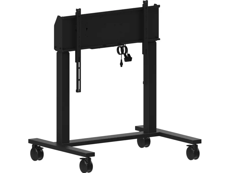 Iiyama MD-CAR2031-B1 - Vogn med hjul - dobbeltkolonne motoriseret - for fladt panel - med anti-kollision - sort - skærmstørrelse: 55
