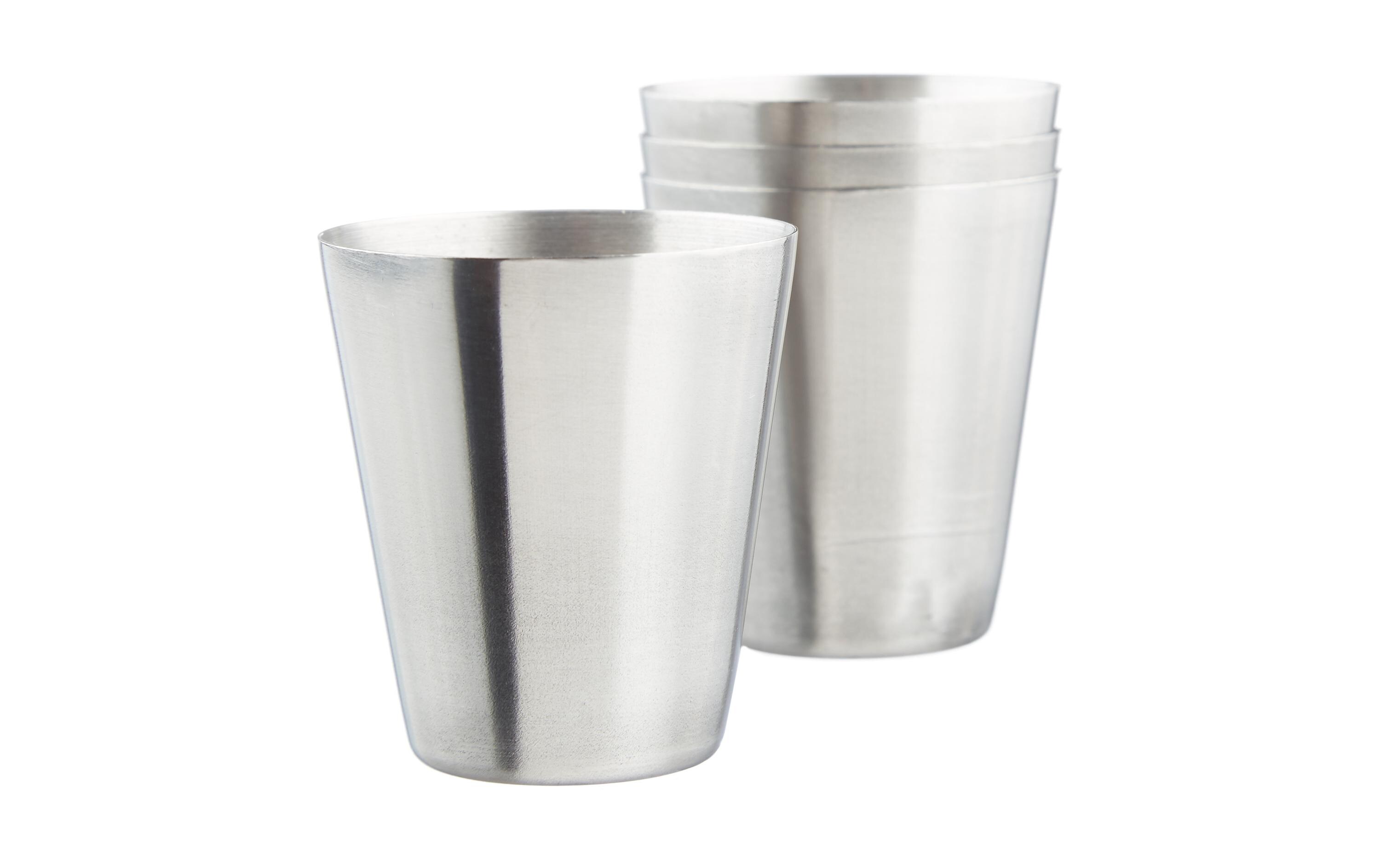 Outdoor-Flachmann 7-teiligFlachmann Set aus Edelstahl