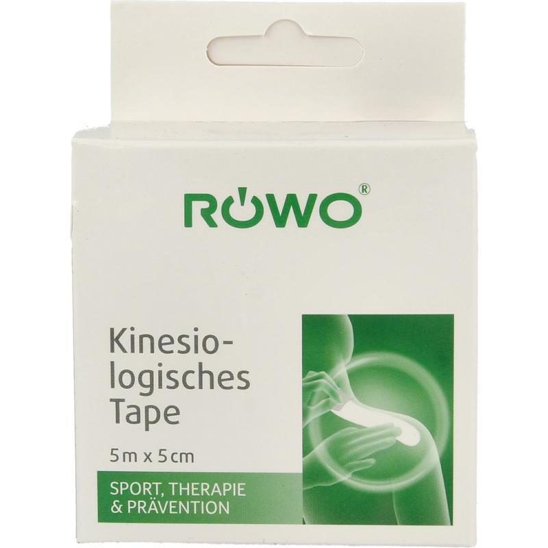 Rowo Kinesiotape zwart 5cmx5m 1 Stuk