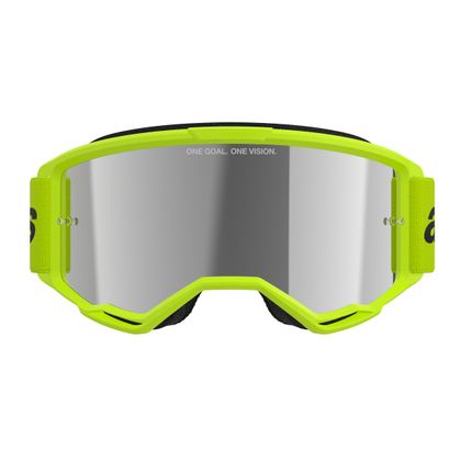 Masque cross Alpinestars VISION 3 WORDMARK IRIDIUM 2025 - Jaune