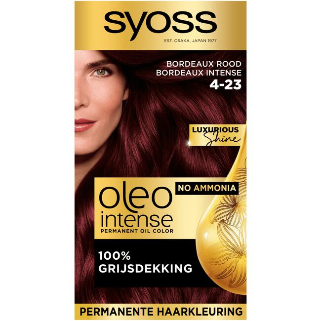 Syoss Oleo Intense 4-23 Bordeaux Rood/Bordeaux Intense
