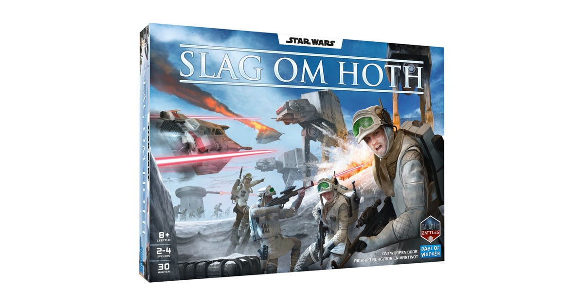 AsmodeeStar Wars: Slag om Hoth Bordspel  (Nederlands, 2 - 4 spelers, 30 minuten, Vanaf 8 jaar)