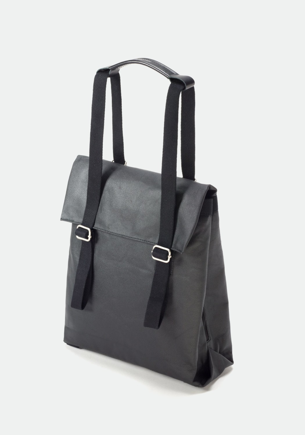 Qwstion Qwstion Small Tote Organic Jet Black