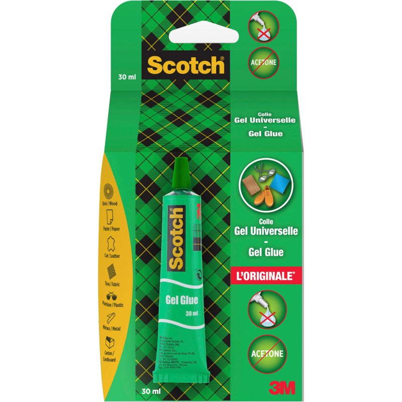 Colle gel tube Scotch permanente 30 ml