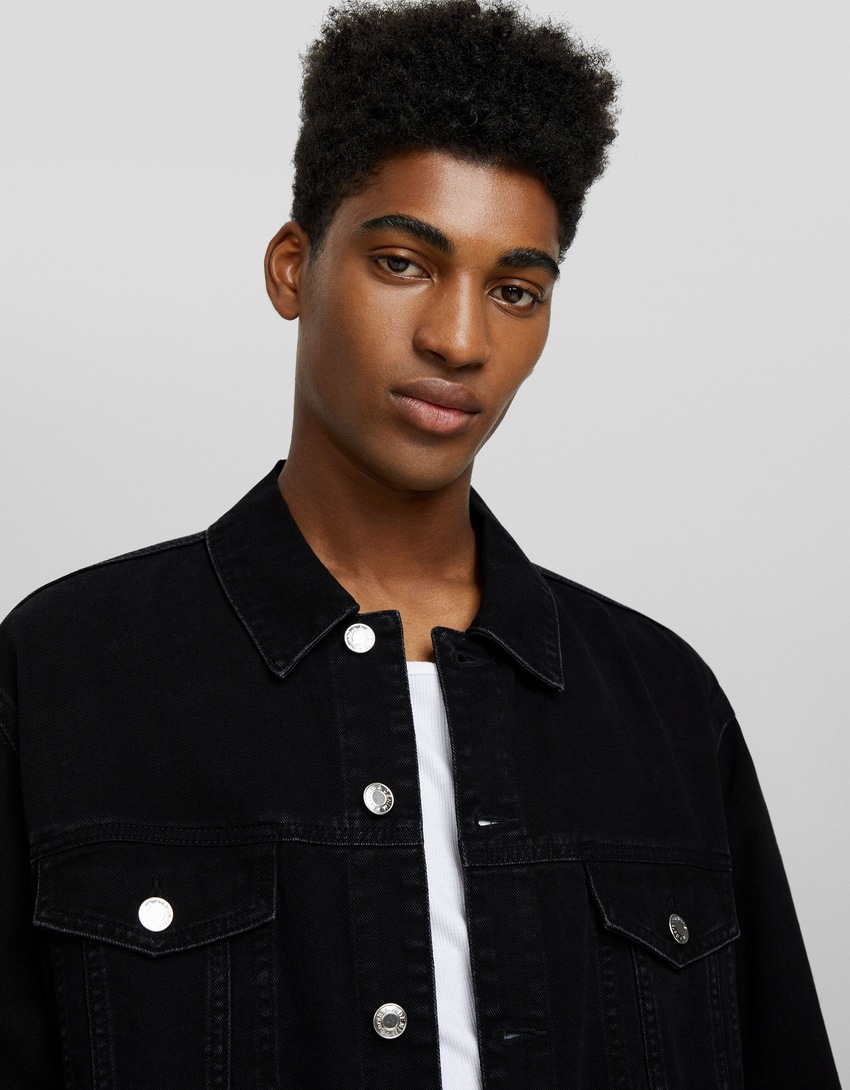 Jaqueta jeans de corte regular
