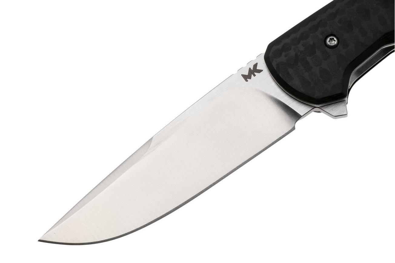 MK Knives & Tools Humbler Silesian 02F.BP001, Satin CPM MagnaCut, Black CarbonTex G10 zakmes