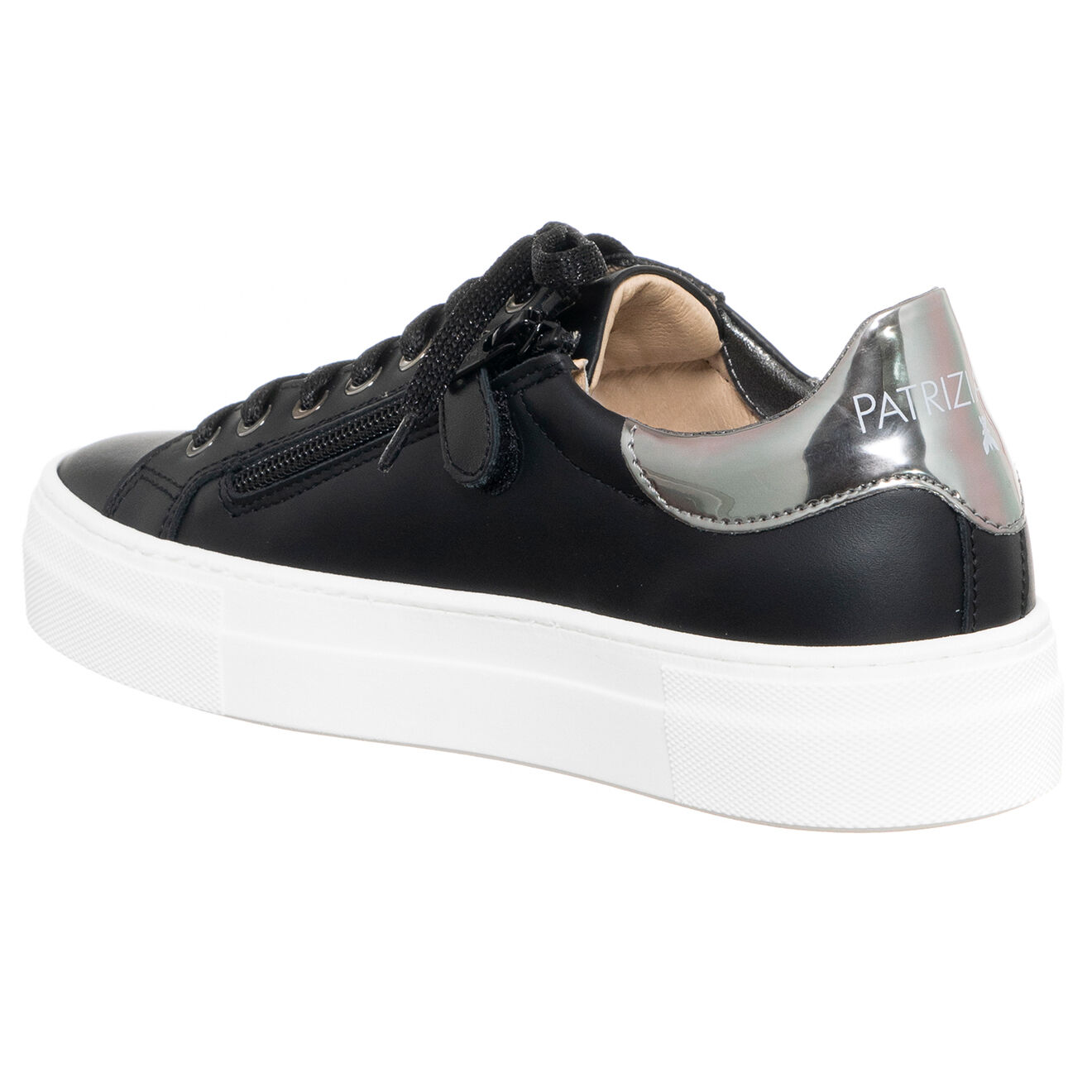 Patrizia Pepe Baskets en Cuir Bee noires