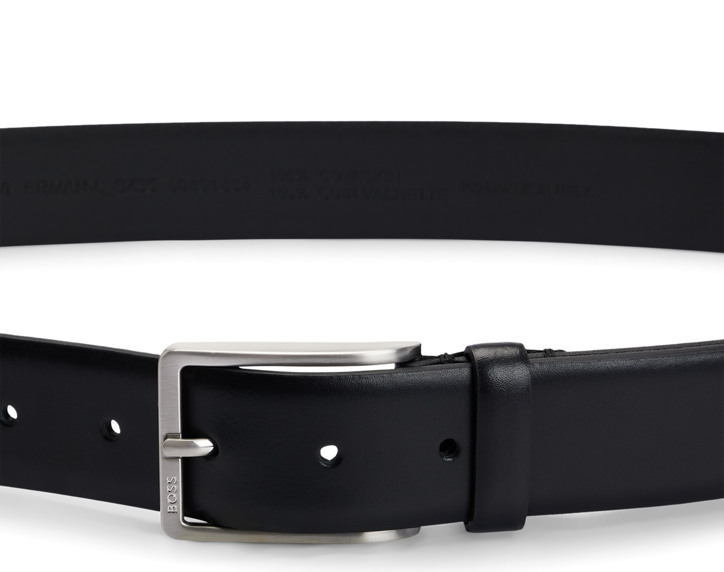 Ceinture en cuir | Noir