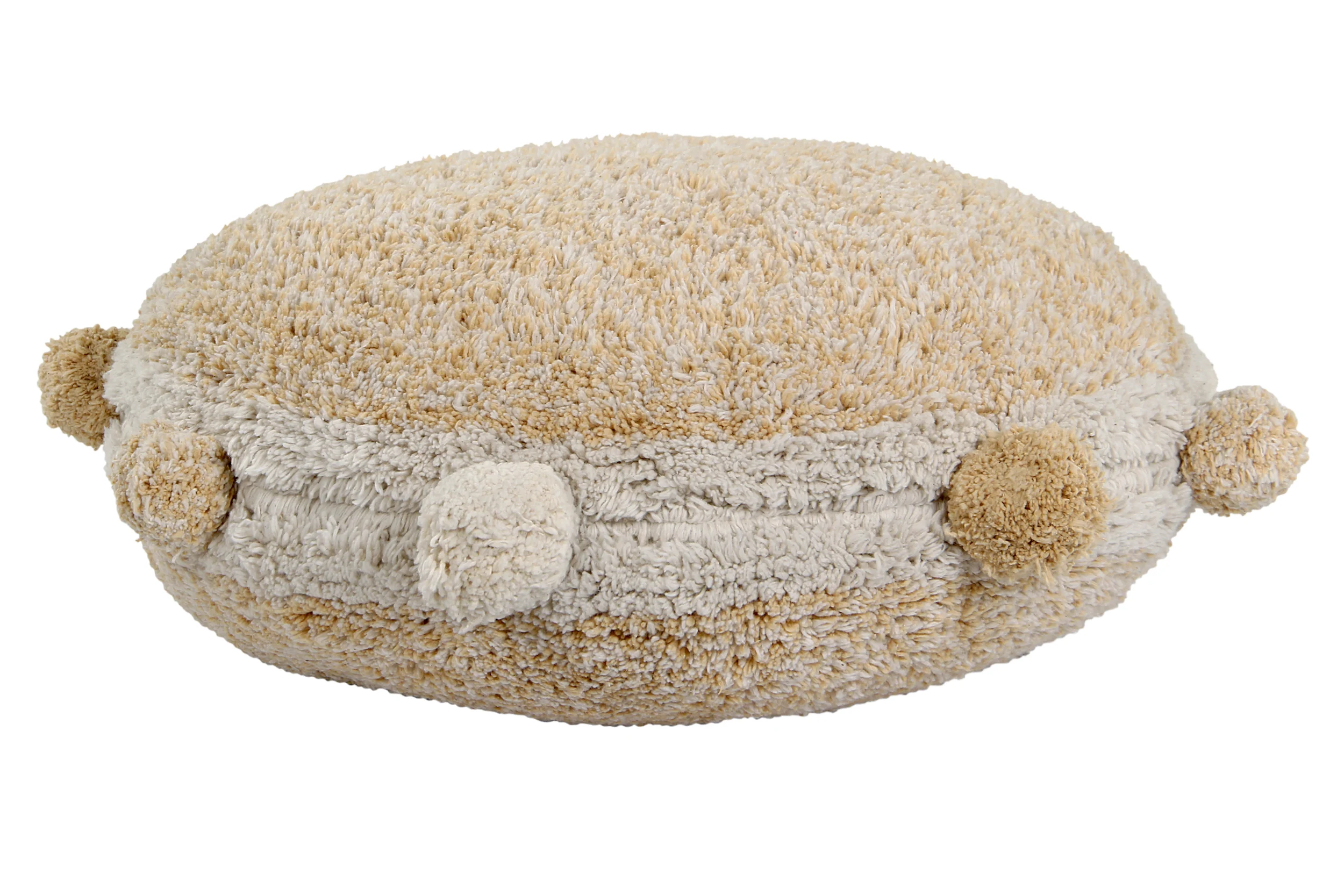 BULLE - Coussin de sol en coton | Doré