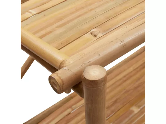 Étagère à 3 niveaux 100x40x90 cm bambou