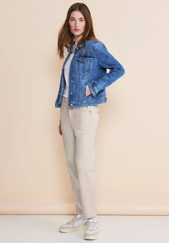 Casual Fit Cargohose - clean sand