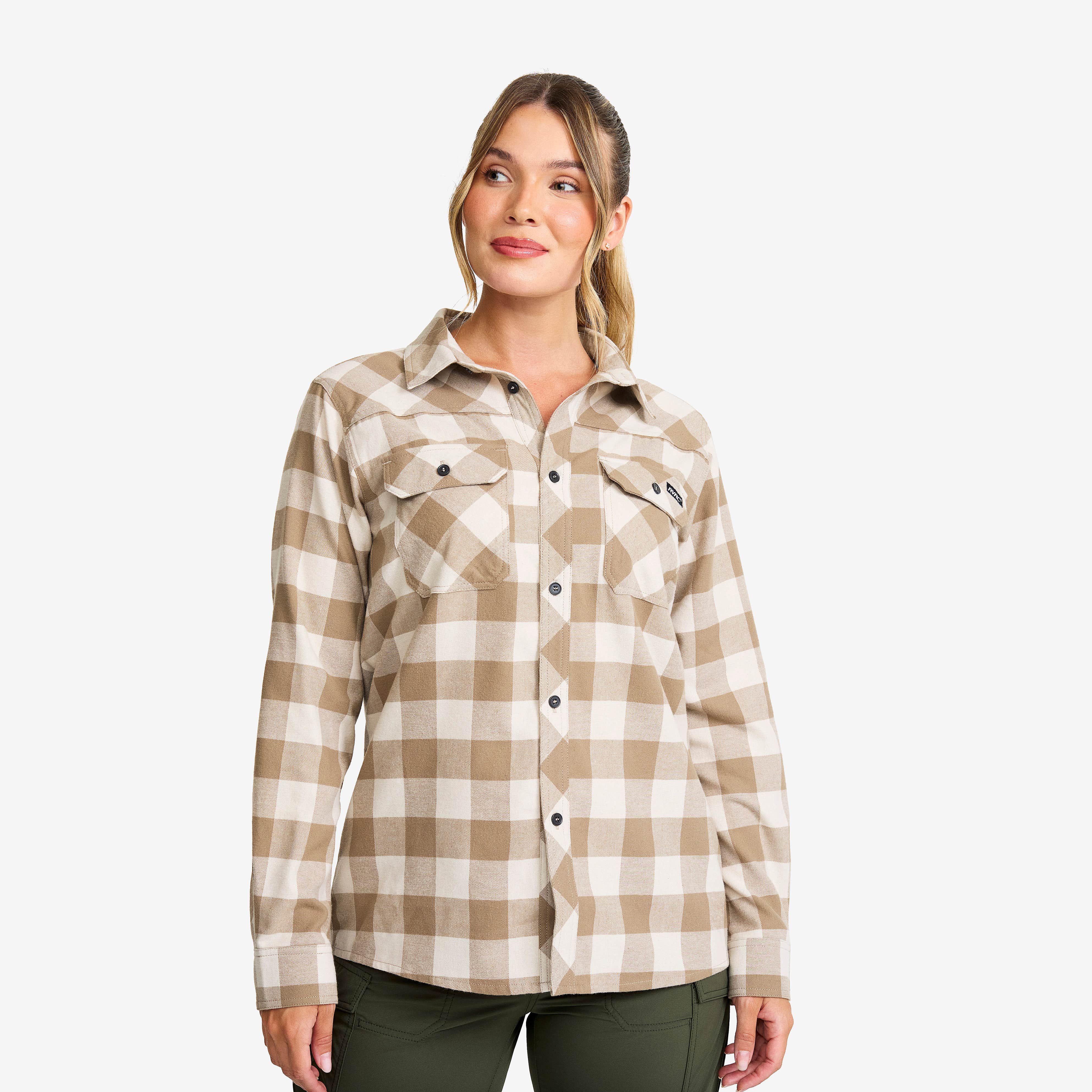 Campfire Shirt Dame Brindle/Oatmeal