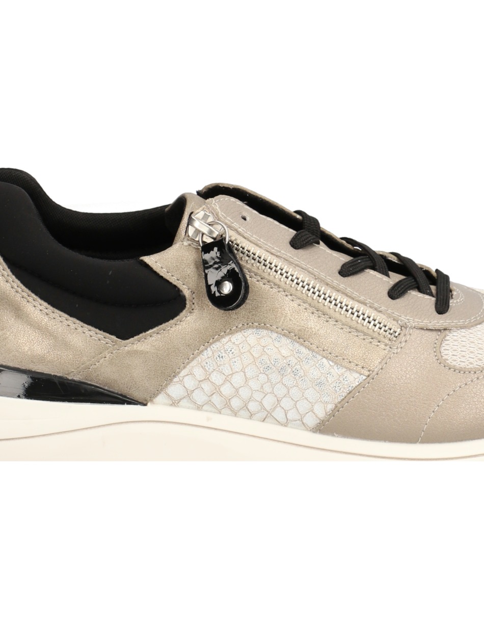 Lederkombination Sneaker