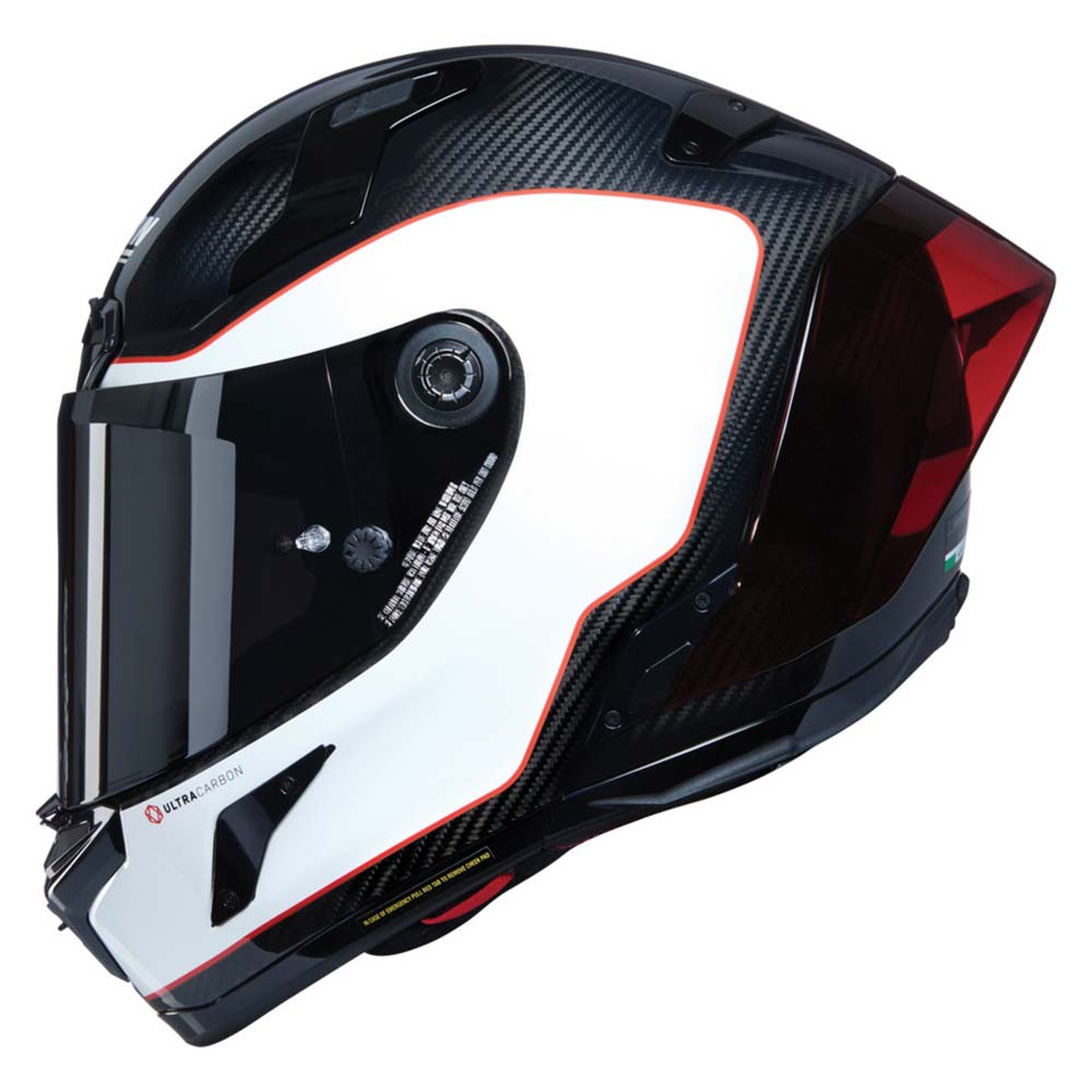 Nolan - Casque X-804 RS Ultra Carbon Asso Di Picche Carbone / Blanc / Rouge / Brillant