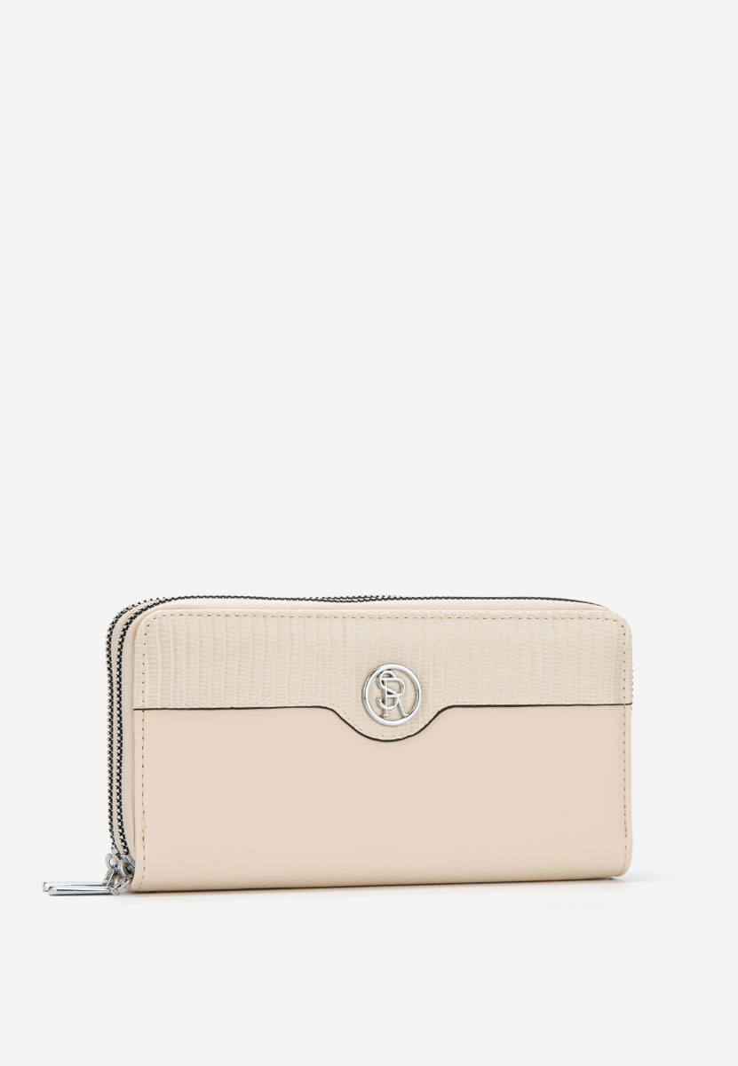 Portefeuille femme beige Silvia Rosa 3041