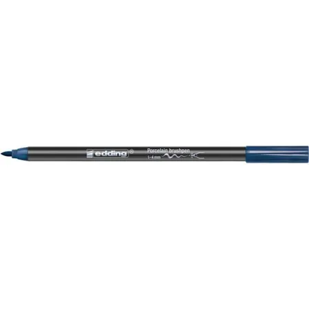 edding 4200 Porzellan Brushpen 1-4mm, stahlblau