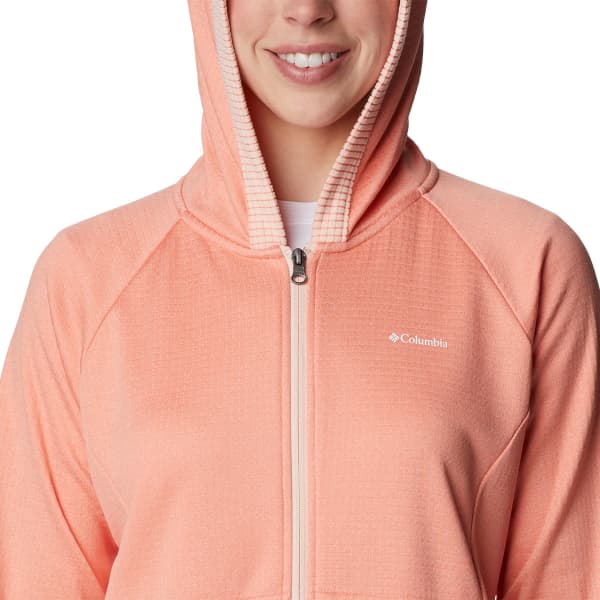 Veste polaire randonnée COLUMBIA BOUNDLESS TREK™ GRID FLEECE SUMMER PEACH HEATHER/PEACH BLOSSOM