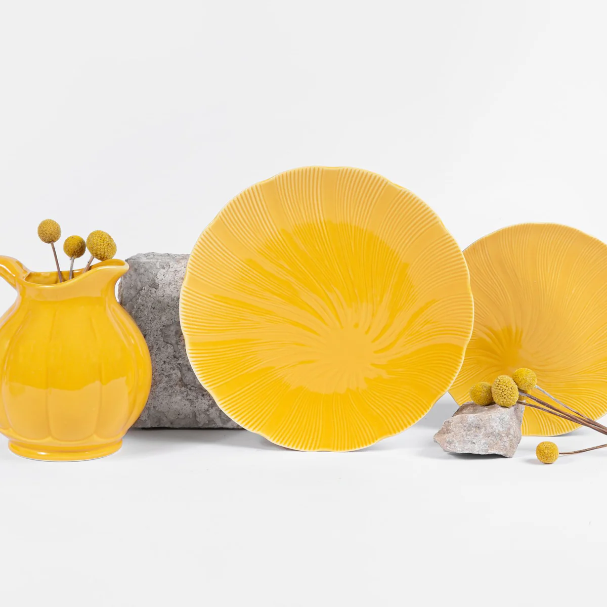 assiette à dessert TAHITI Jaune (19cm) OGRE La Fabrique