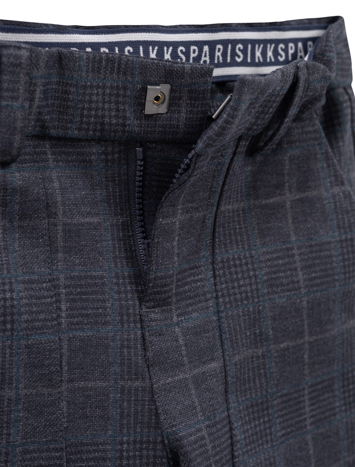 Pantalon en maille à motifs | Bleu