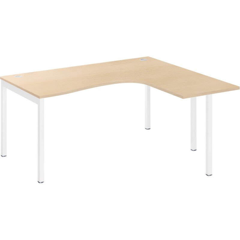 Bureau compact Squadra piètement métal