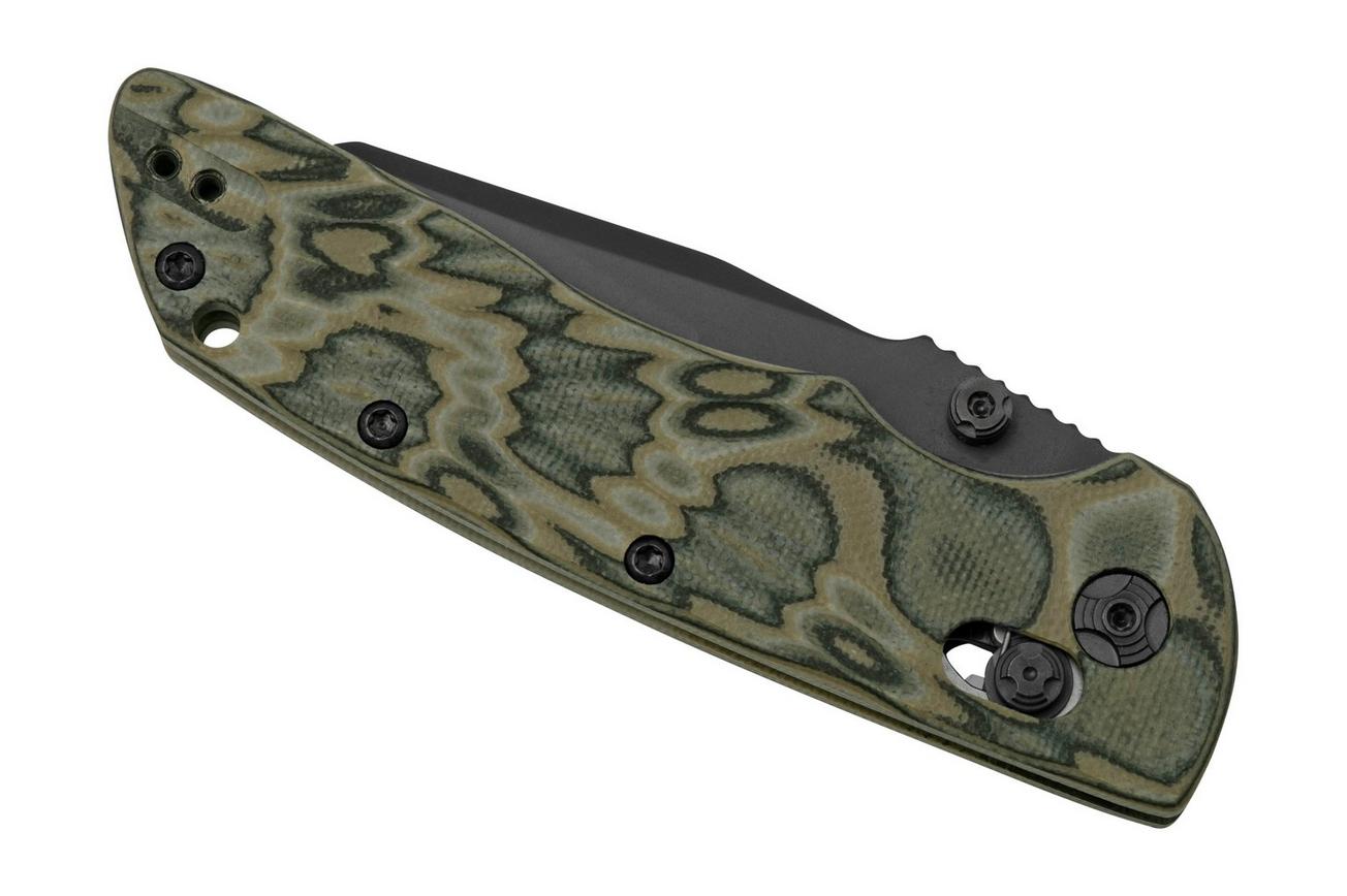 Hogue Deka 24268 G-Mascus Green G10, Black Wharncliffe, zakmes