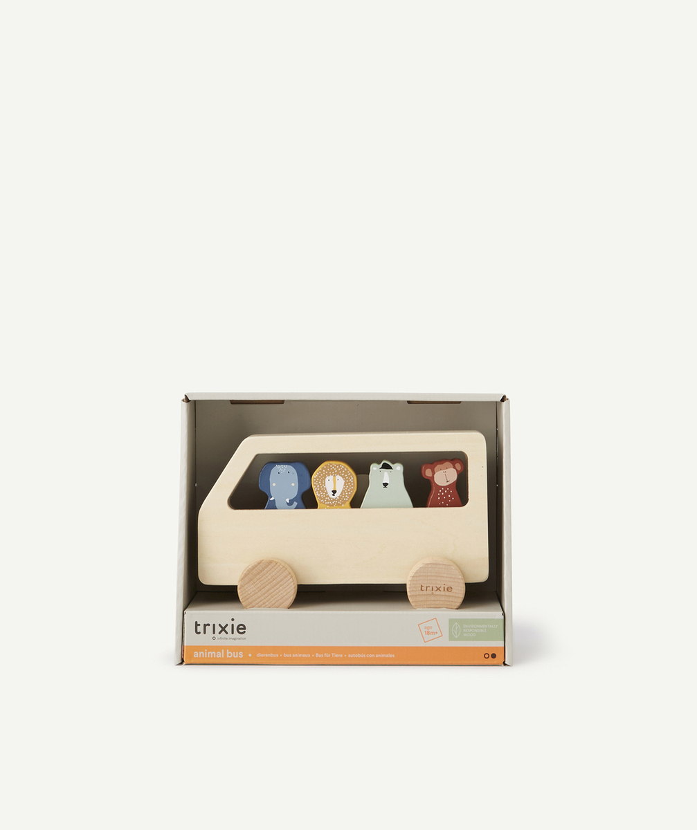 TRIXIEBUS EN BOIS AVEC ANIMAUX BÉBÉ