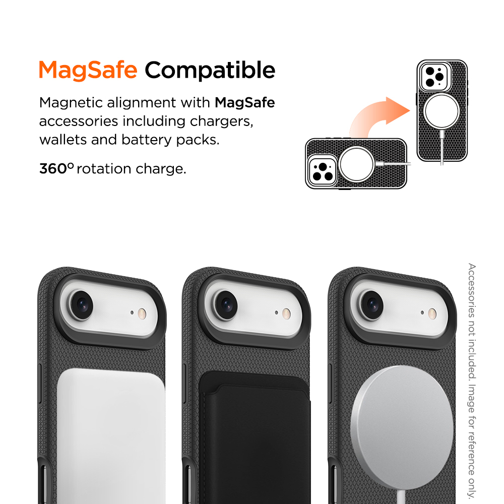 iPhone Air MagSafe North Case Premium Hybrid Schutzhülle (EGCA00901) - Schwarz