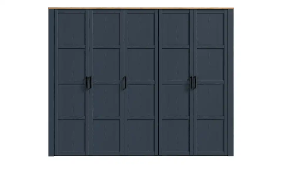 Drehtürenschrank Bohol Blau 265 cm