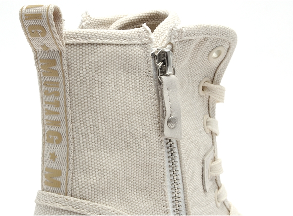 Mustang boots bottine plates femme 1421501 beige